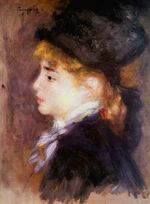 Ренуар Портрет Марго 1877г
